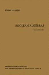 book Boolean Algebras