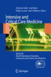 book Intensive and Critical Care Medicine: WFSICCM World Federation of Societies of Intensive and Critical Care Medicine