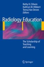 book Radiology Education: The Scholarship of Teaching and Learning