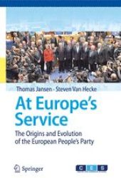 book At Europe's Service: The Origins and Evolution of the European People's Party