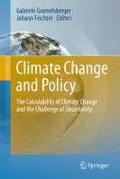 book Climate Change and Policy: The Calculability of Climate Change and the Challenge of Uncertainty