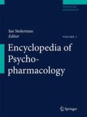 book Encyclopedia of Psychopharmacology