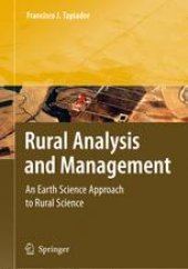 book Rural Analysis and Management: An Earth Science Approach to Rural Science