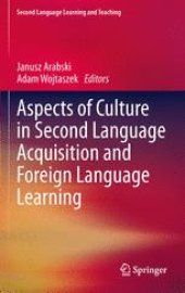 book Aspects of Culture in Second Language Acquisition and Foreign Language Learning