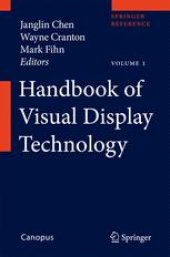 book Handbook of Visual Display Technology