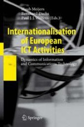 book Internationalisation of European ICT Activities: Dynamics of Information and Communications Technology