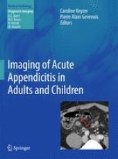 book Imaging of Acute Appendicitis in Adults and Children