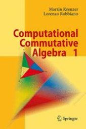 book Computational Commutative Algebra 1