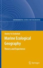 book Marine Ecological Geography: Theory and Experience