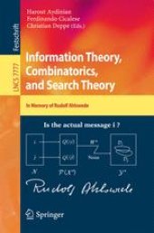 book Information Theory, Combinatorics, and Search Theory: In Memory of Rudolf Ahlswede