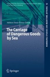 book The Carriage of Dangerous Goods by Sea