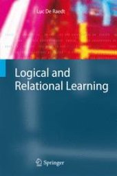 book Logical and Relational Learning