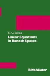 book Linear Equations in Banach Spaces