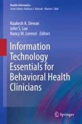 book Information Technology Essentials for Behavioral Health Clinicians