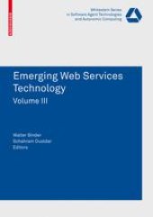 book Emerging Web Services Technology Volume III