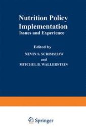 book Nutrition Policy Implementation: Issues and Experience