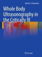 book Whole Body Ultrasonography in the Critically Ill