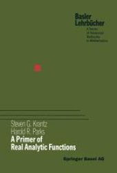 book A Primer of Real Analytic Functions