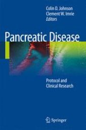 book Pancreatic Disease: Protocols and Clinical Research