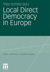 book Local Direct Democracy in Europe