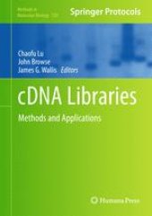 book cDNA Libraries: Methods and Applications