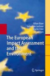 book The European Impact Assessment and the Environment