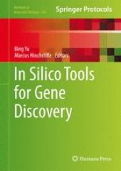 book In Silico Tools for Gene Discovery