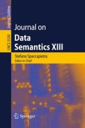 book Journal on Data Semantics XIII