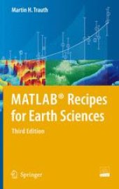 book MATLAB® Recipes for Earth Sciences