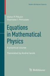 book Equations in Mathematical Physics: A practical course