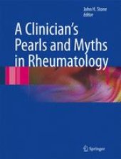 book A Clinician's Pearls and Myths in Rheumatology