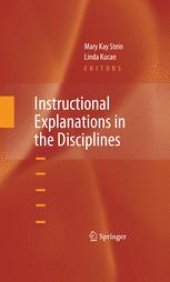 book Instructional Explanations in the Disciplines