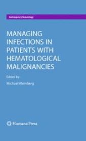 book Managing Infections in Patients With Hematological Malignancies