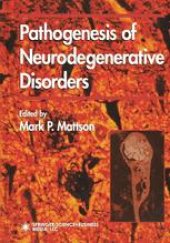 book Pathogenesis of Neurodegenerative Disorders