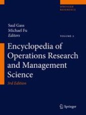 book Encyclopedia of Operations Research and Management Science