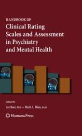 book Handbook of Clinical Rating Scales and Assessment in Psychiatry and Mental Health