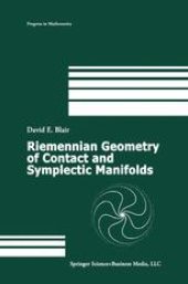 book Riemannian Geometry of Contact and Symplectic Manifolds