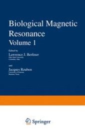 book Biological Magnetic Resonance