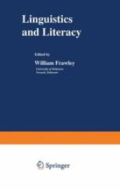 book Linguistics and Literacy