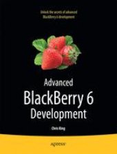 book Advanced BlackBerry 6 Development