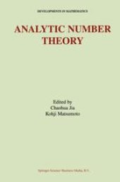 book Analytic Number Theory