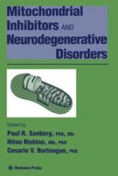 book Mitochondrial Inhibitors and Neurodegenerative Disorders