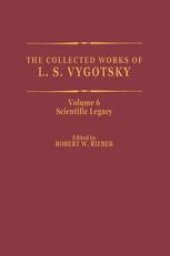 book The Collected Works of L. S. Vygotsky: Scientific Legacy