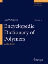 book Encyclopedic Dictionary of Polymers