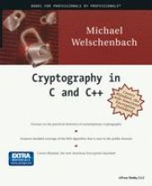 book Cryptography in C and C++