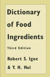 book Dictionary of Food Ingredients