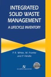 book Integrated Solid Waste Management: A Lifecycle Inventory