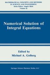 book Numerical Solution of Integral Equations