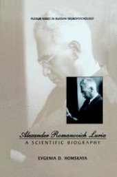 book Alexander Romanovich Luria: A Scientific Biography