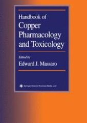 book Handbook of Copper Pharmacology and Toxicology